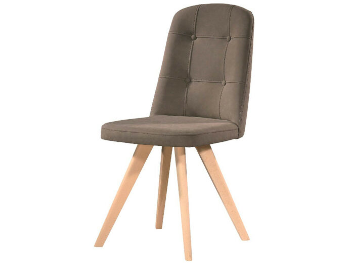 Καρέκλα Τραπεζαρίας MELODY - με ύφασμα και ξύλινα πόδια