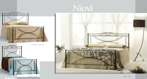 Κλασικό μεταλλικό κρεβάτι - NIOVI