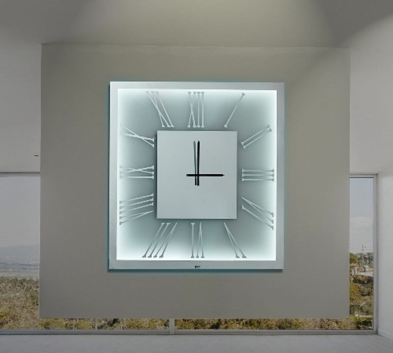 Καθρέπτης ρολόι με LED φωτισμό - Ν2