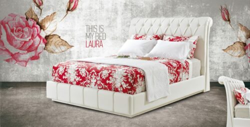 Ντυμένο κρεβάτι Laoura