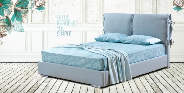 Ντυμένο κρεβάτι Simple