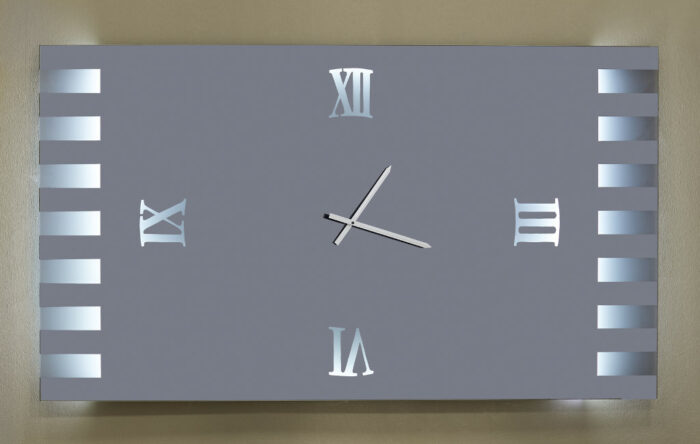Καθρέπτης ρολόϊ με φωτισμό led- C430