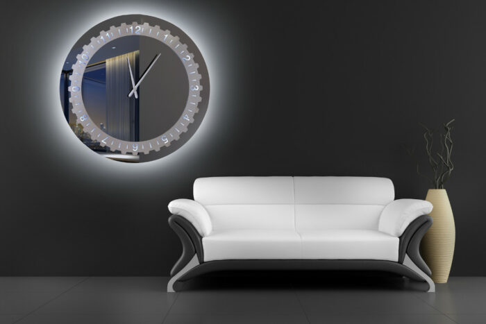 Καθρέπτης ρολόϊ με φωτισμό led- C60